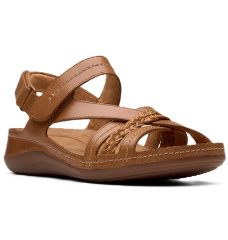 Clarks CECILY STRAP 26181427 - Tan - CECILYSTRAP$08C