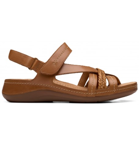 Clarks CECILY STRAP 26181427 - Tan - CECILYSTRAP$08C