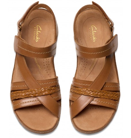 Clarks CECILY STRAP 26181427 - Tan - CECILYSTRAP$08C