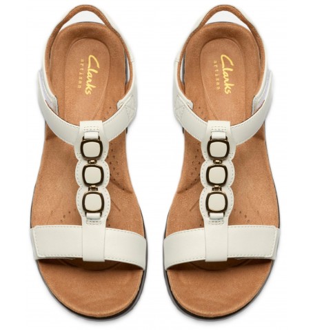 Clarks KITLY GEM 26185961 - White - KITLYGEM$14C