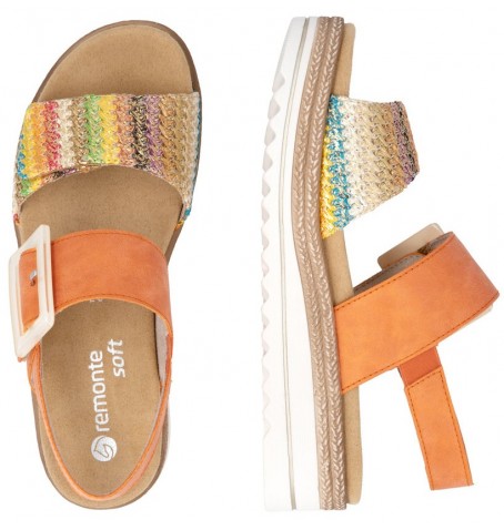 Rieker - Remonte D0Q62-38 - Jaune - Orange - D0Q62$38.19R