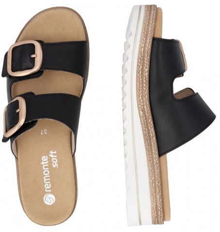 Rieker - Remonte D0Q66-00 - Noir - D0Q66$00.02R