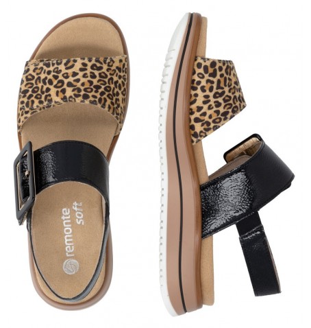 Rieker - Remonte D1J53-04 - Vernis noir - D1J53$04.01R