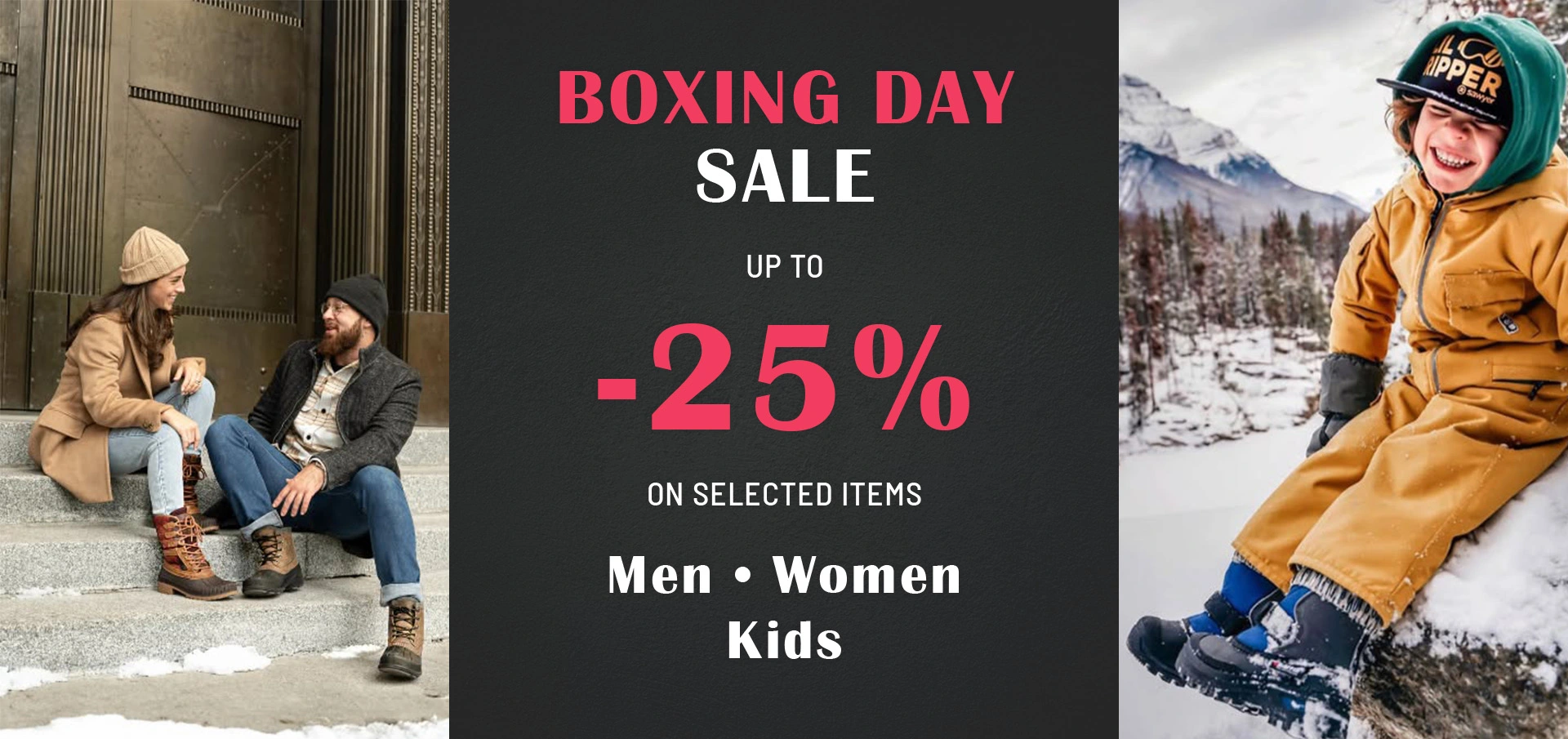 Chaussures le Pacha | Boxing Day Sale: Enjoy up to 25% Off on Selected Items for Men, Women, and Kids!